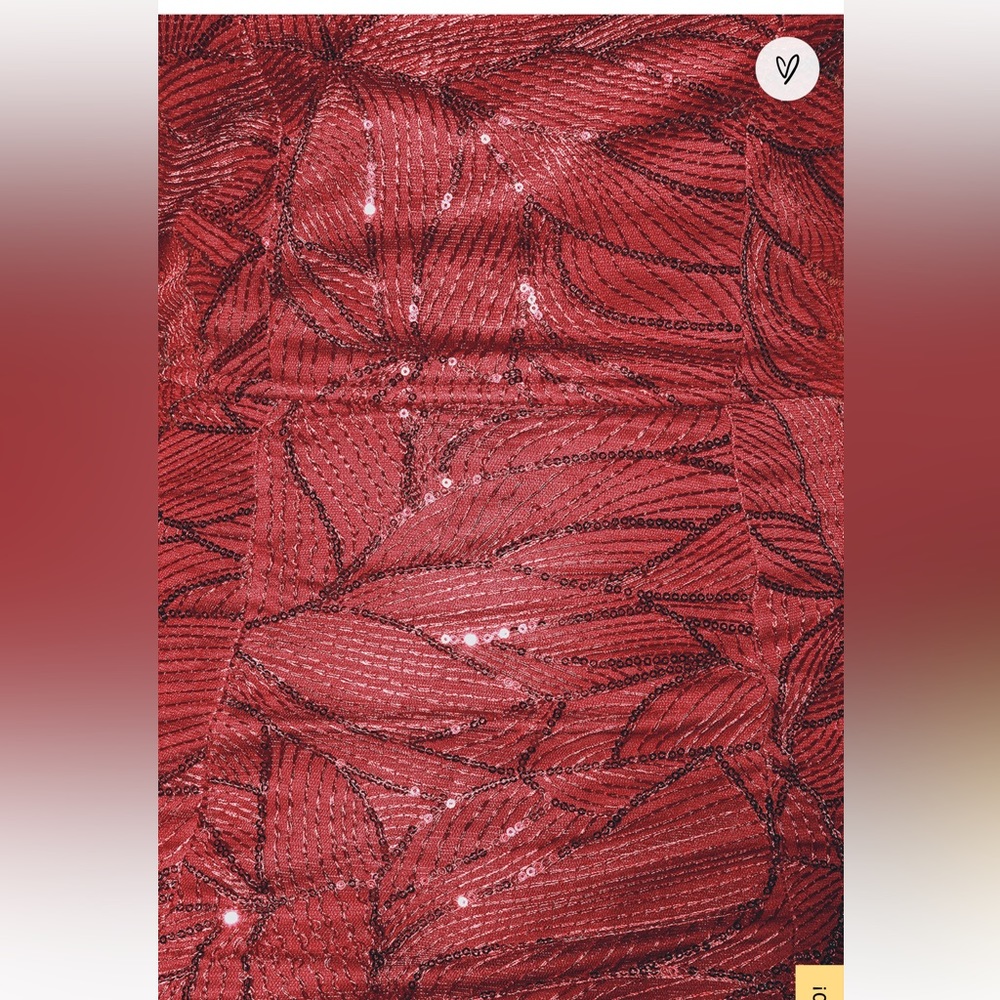NWT Pure Beauty Wine Red Sequin Sleeveless Maxi Dress - Picture 5 of 5